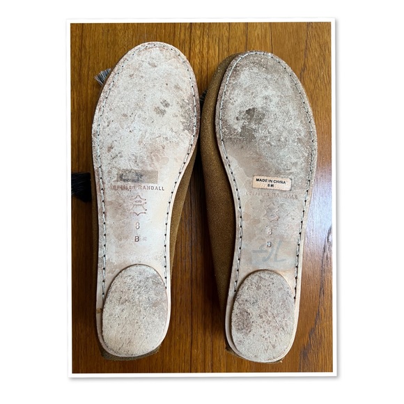 HALF PRICE SALE - Loeffler Randall Suede Tassel Accent Moccasins - Picture 9 of 9